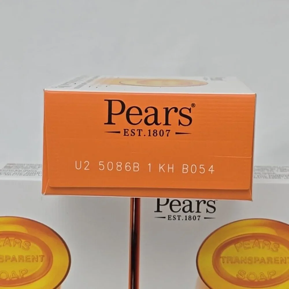 3 Pack Pears Pure & Gentle Transparent Soap 100g 3.5 oz. Bar Soap Glycerin